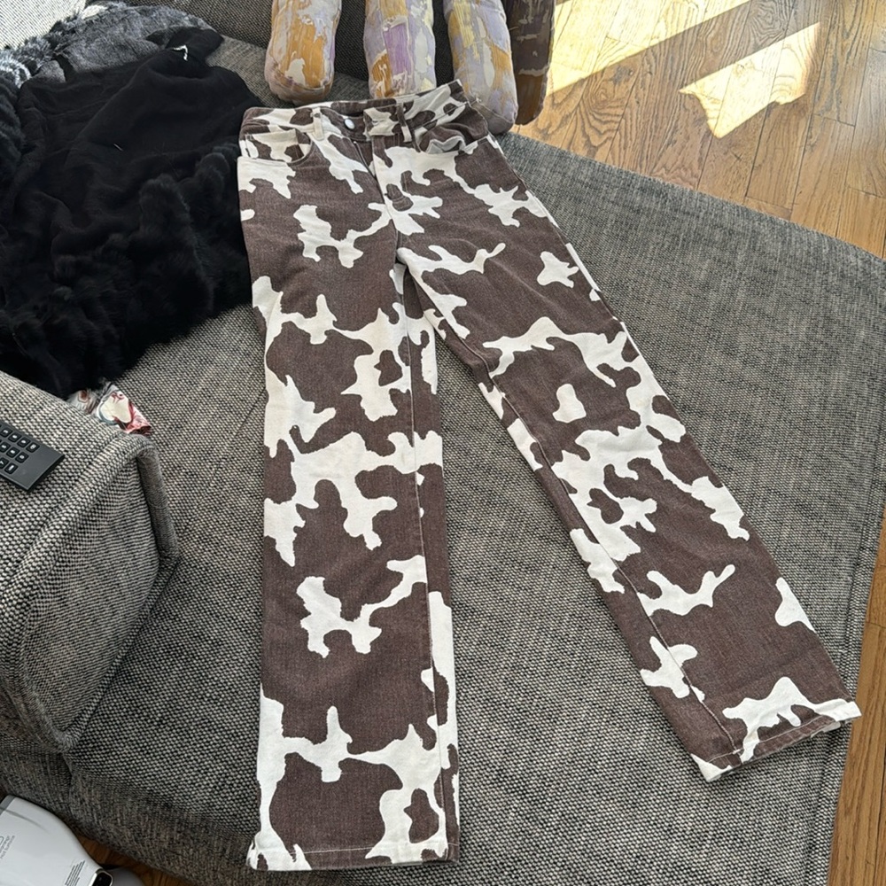 Hesperus Cow Pattern Jeans